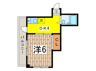 コーポ池上の物件間取画像